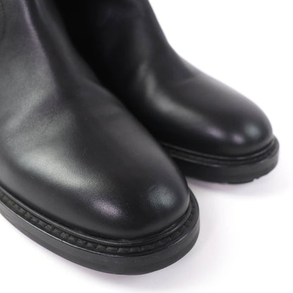 Dior Empreinte Leather Short Boots Black Gold — view 7