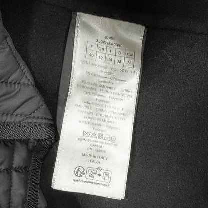 Dior Wool Cashmere Blend Micro Cannage Quilted with Liner Vest Black 44 — view 9