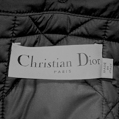 Dior Wool Cashmere Blend Micro Cannage Quilted with Liner Vest Black 44 — view 8