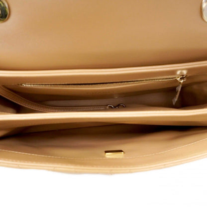 Chanel Handbag Trendy CC Lambskin Light Brown Champagne Gold 2-Way Bag — view 4