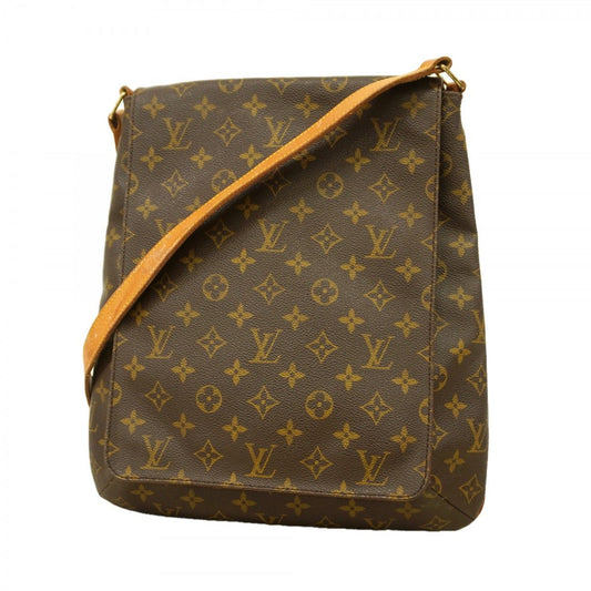 Louis Vuitton Shoulder Bag Monogram Musette Brown
