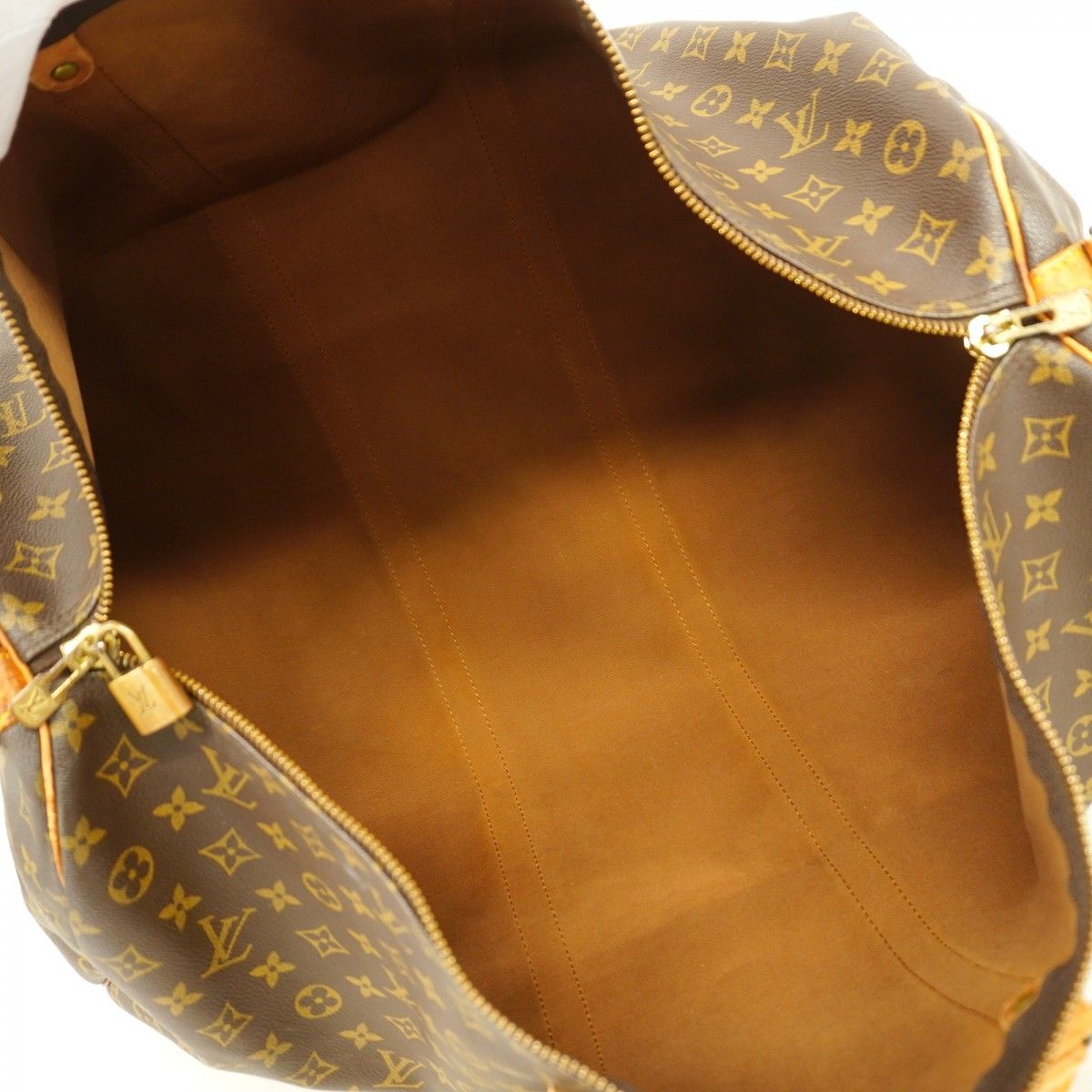 Louis Vuitton Boston Bag Monogram Keepall Bandouliere 60 Brown — view 4
