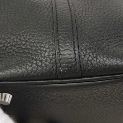 Hermes Handbag Picotin Lock PM Taurillon Clemence Black Silver — view 6