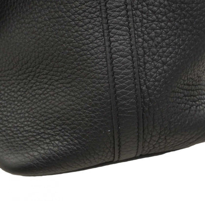 Hermes Handbag Picotin Lock PM Taurillon Clemence Black Silver — view 7