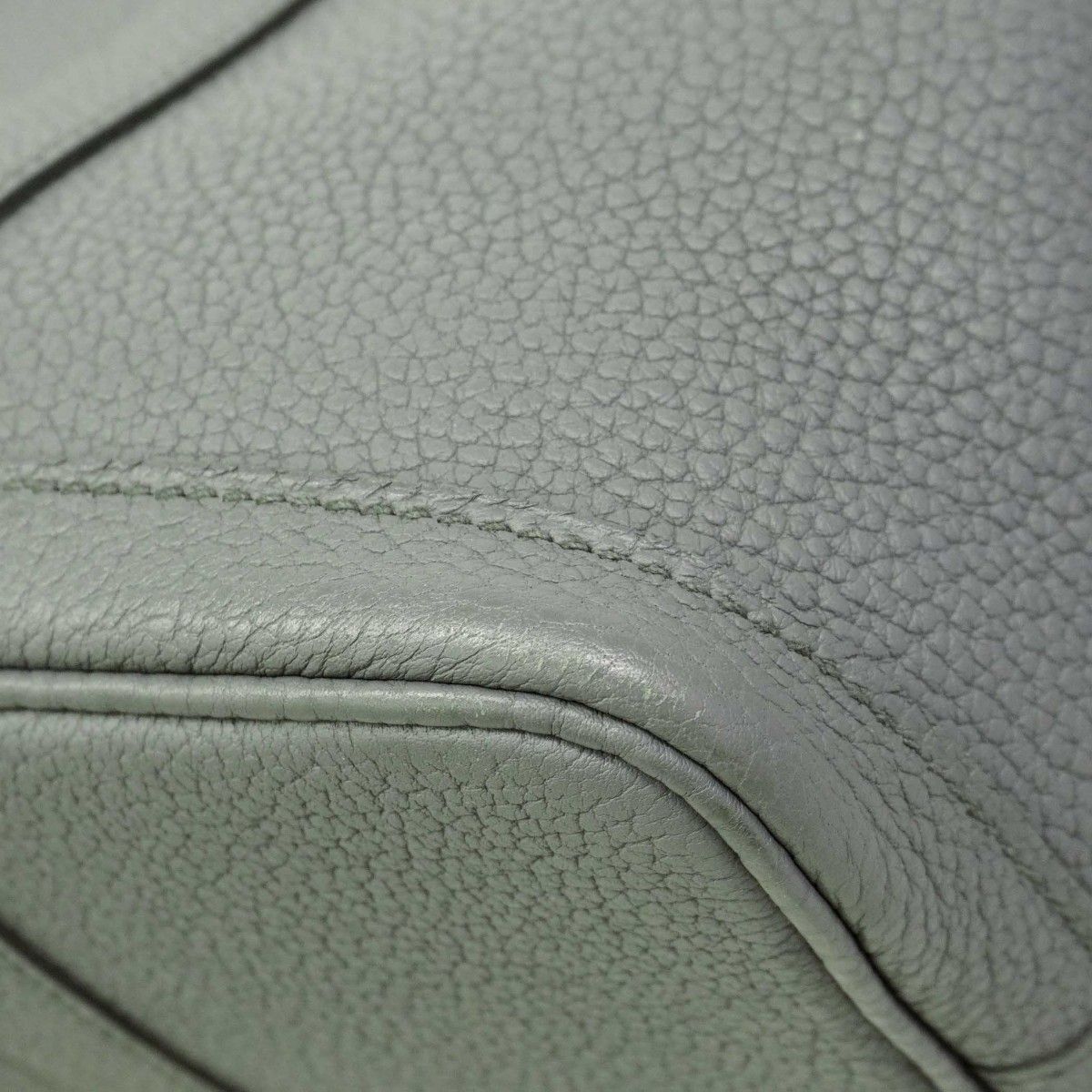 Hermes Tote Garden Party TPM Negonda Vert Amand Silver — view 6