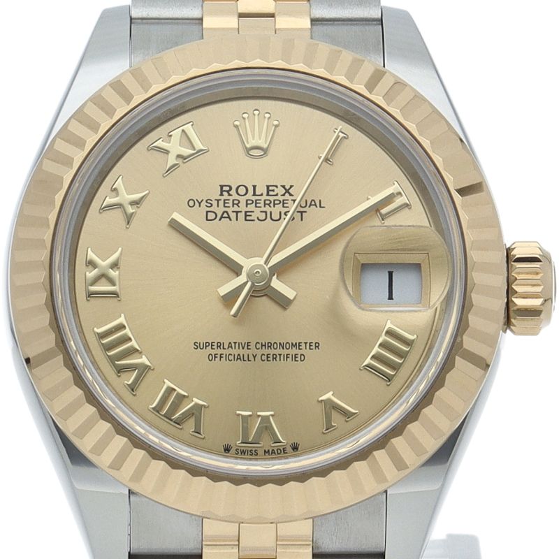 Rolex Datejust 28 Watch Jubilee 18k Yellow Gold SS Chien Pankara