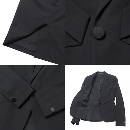 Gucci Skirt Suit 36 Tailored Leather Single Jacket Tight — view 8