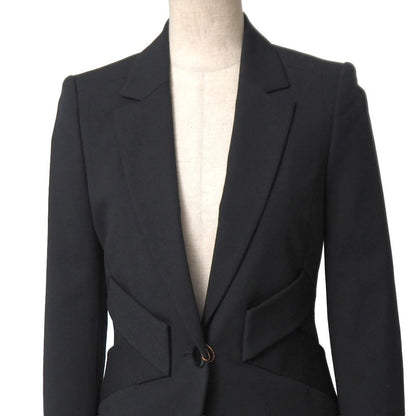 Gucci Skirt Suit 36 Tailored Leather Single Jacket Tight — view 7