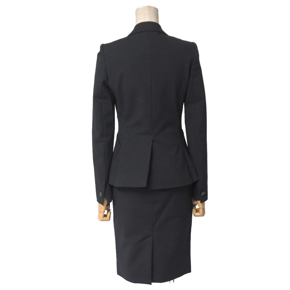 Gucci Skirt Suit 36 Tailored Leather Single Jacket Tight — view 2