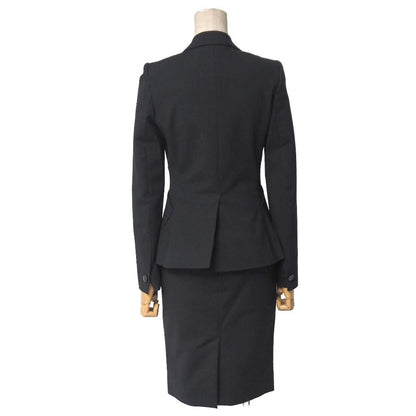 Gucci Skirt Suit 36 Tailored Leather Single Jacket Tight — view 2