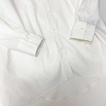 Brunello Cucinelli Long Sleeve Shirt Top Bead Decoration Stretch S White — view 5