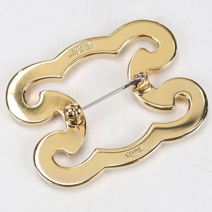 Celine Triomphe Brooch Metal — view 3
