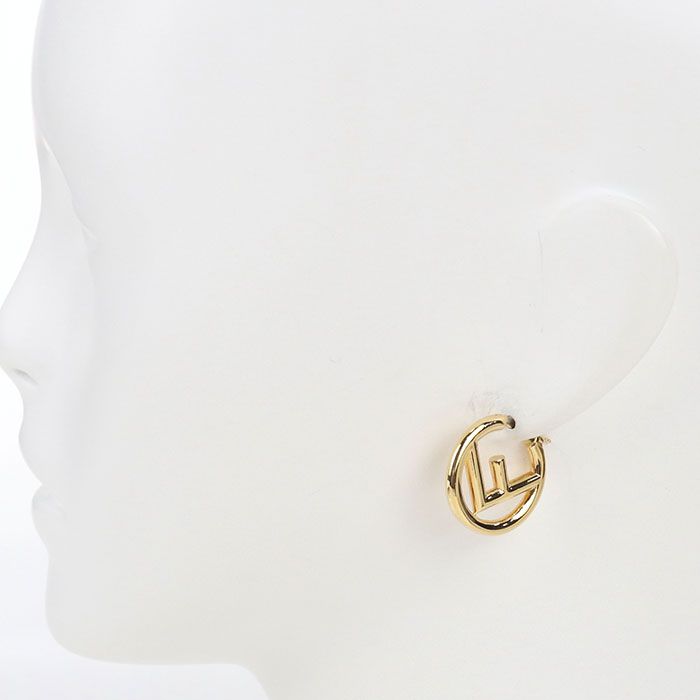 Fendi Earrings Metal Gold — view 6