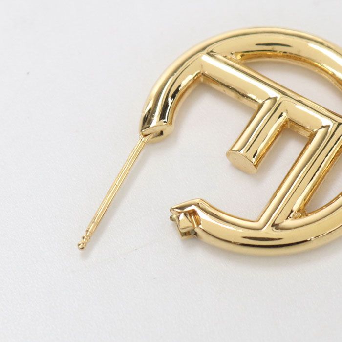 Fendi Earrings Metal Gold — view 5
