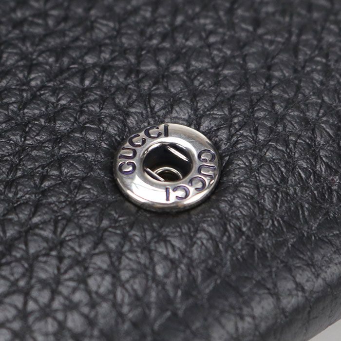 Gucci Card Case Logo Business Holder Leather — view 6
