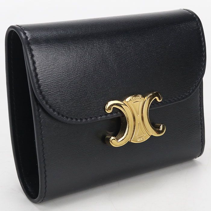 Celine Small Flap Wallet Triomphe Trifold Calf