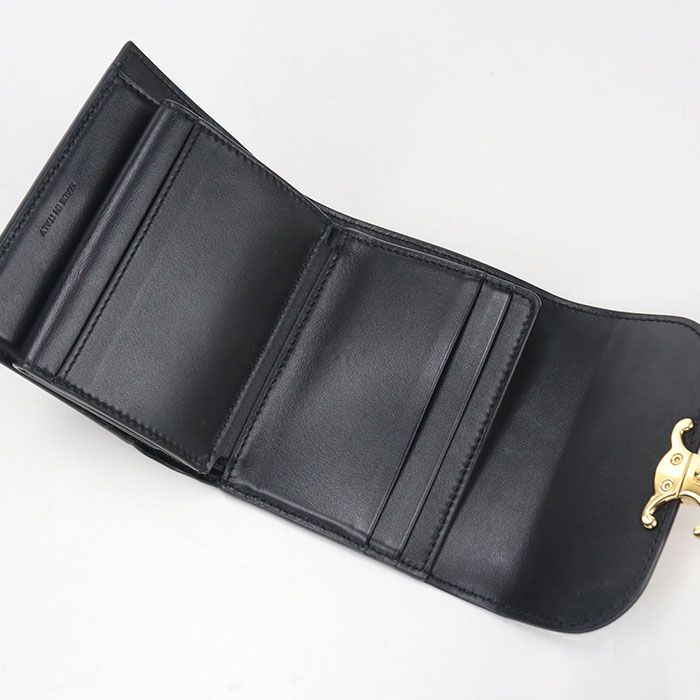 Celine Small Flap Wallet Triomphe Trifold Calf — view 3