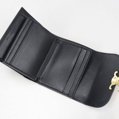 Celine Small Flap Wallet Triomphe Trifold Calf — view 3