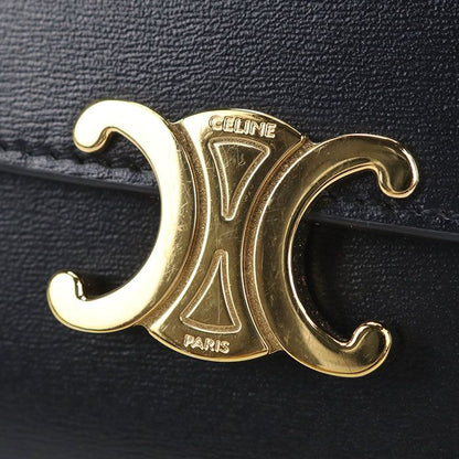 Celine Small Flap Wallet Triomphe Trifold Calf — view 8