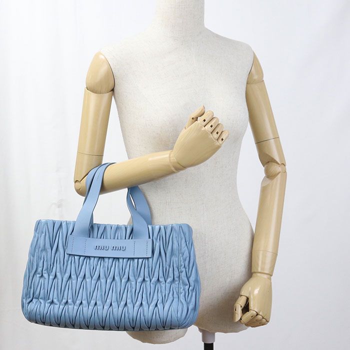 Miu Miu Miu 2-Way Matelasse Tote Lambskin — view 7