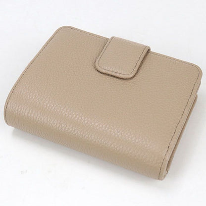 Prada Vitello Gray Leather Bifold Wallet Calf — view 2