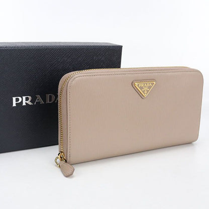 Prada Zip Around Wallet Calf