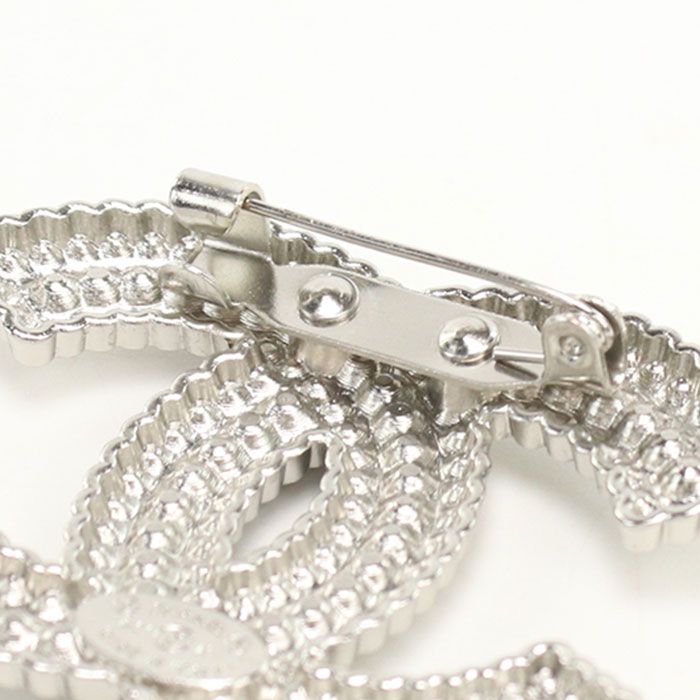 Chanel CC Logo Brooch Metal — view 4