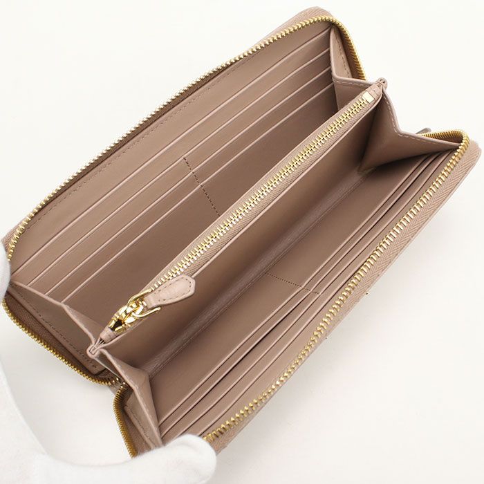 Prada Zip Around Wallet Leather — view 3