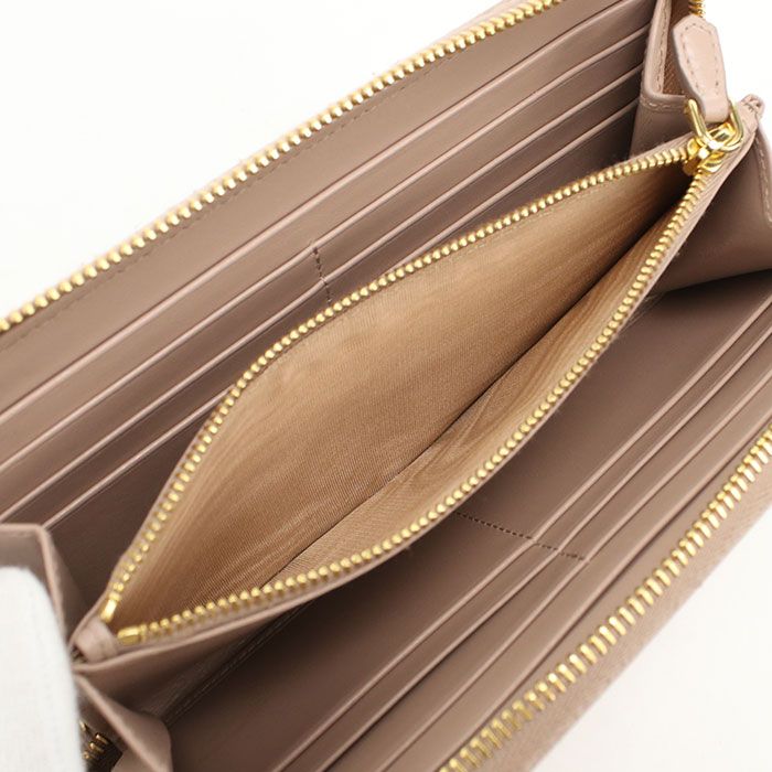 Prada Zip Around Wallet Leather — view 4