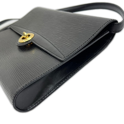 Louis Vuitton Epi Shoulder Bag Pochette le Inner Pocket Deterioration Black — view 4
