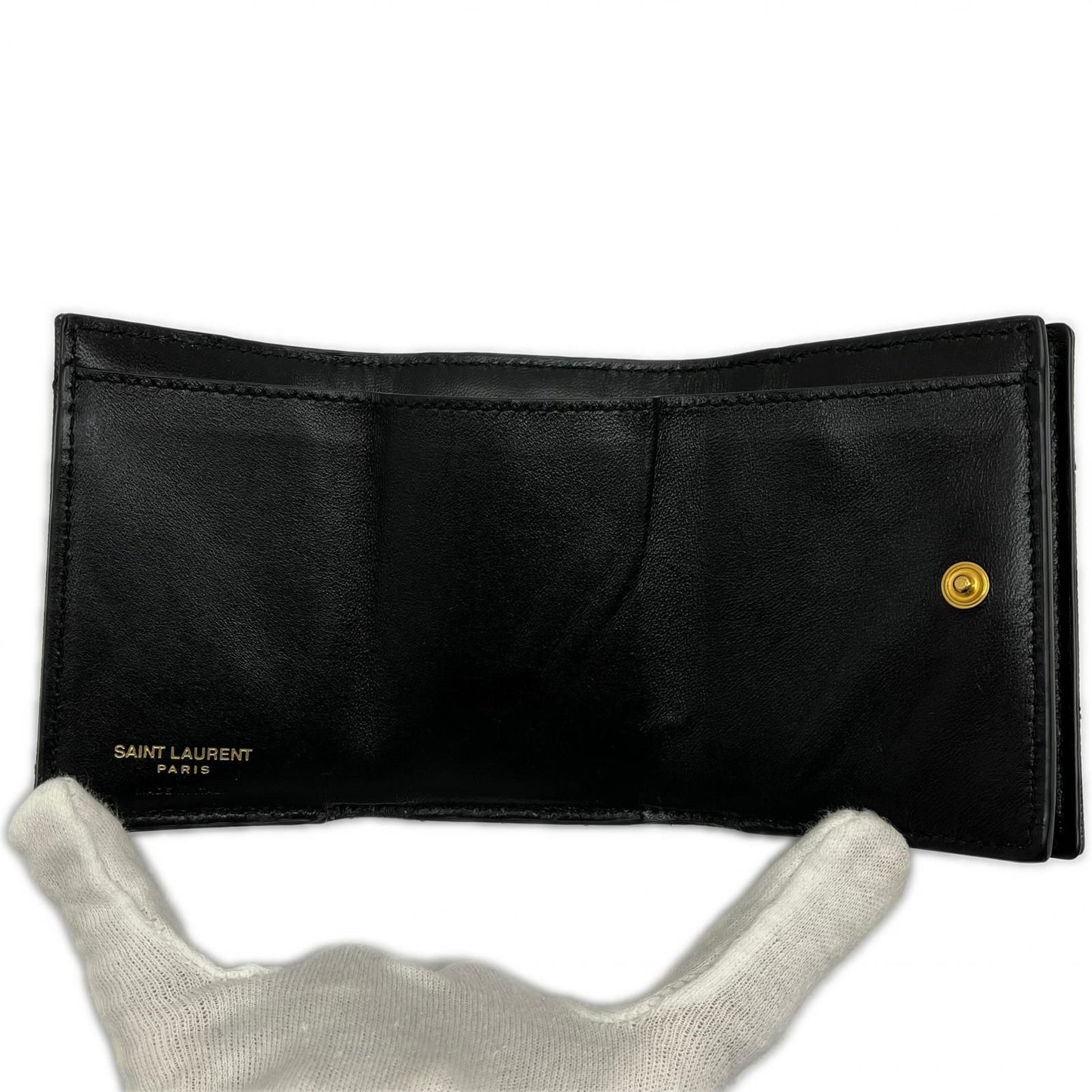 Saint Laurent Yves Wallet Black — view 5