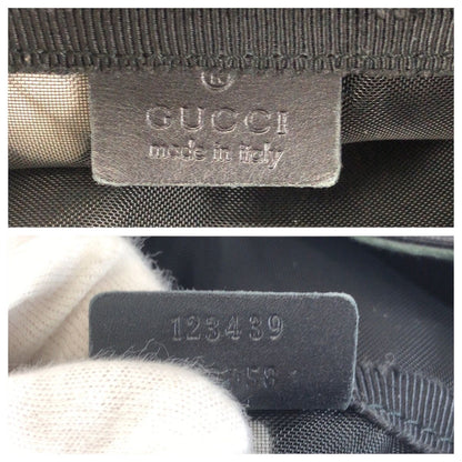 Gucci Logo Black White Canvas Tote — view 4