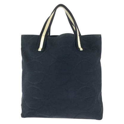 Gucci Logo Black White Canvas Tote