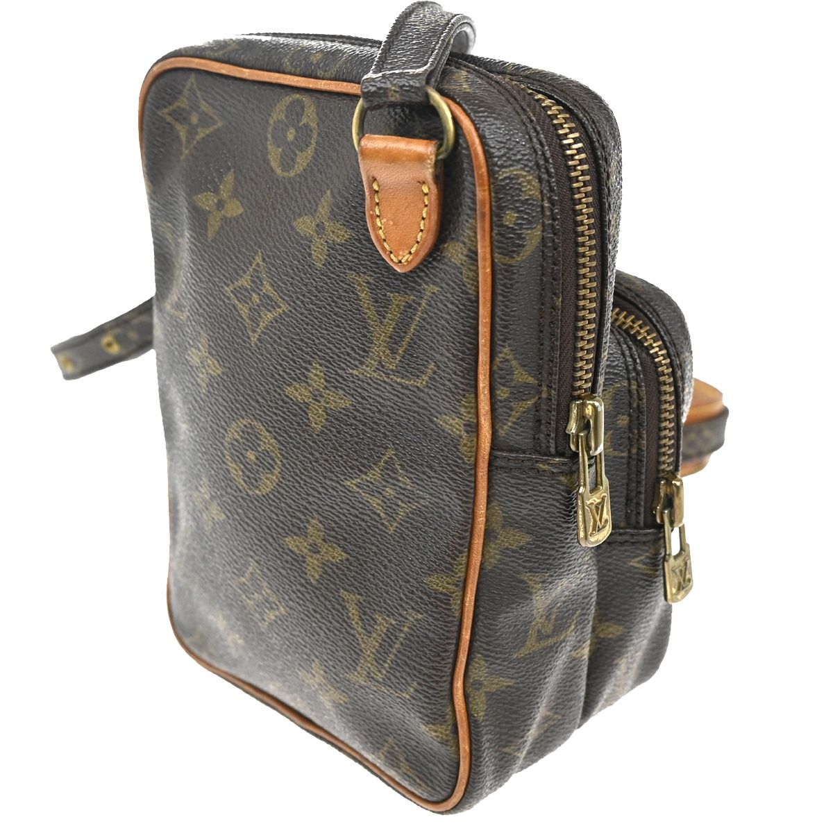 Louis Vuitton Mini Amazon Shoulder Bag Brown Monogram Leather — view 4