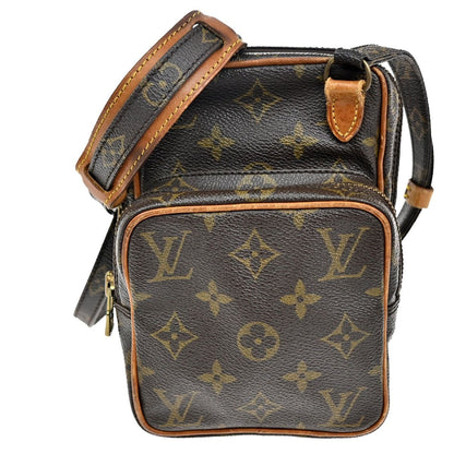 Louis Vuitton Mini Amazon Shoulder Bag Brown Monogram Leather