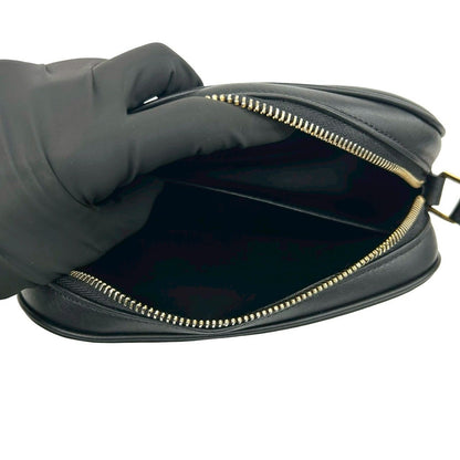Celine Cles Small Camera Bag Leather Pochette Crossbody Black — view 9