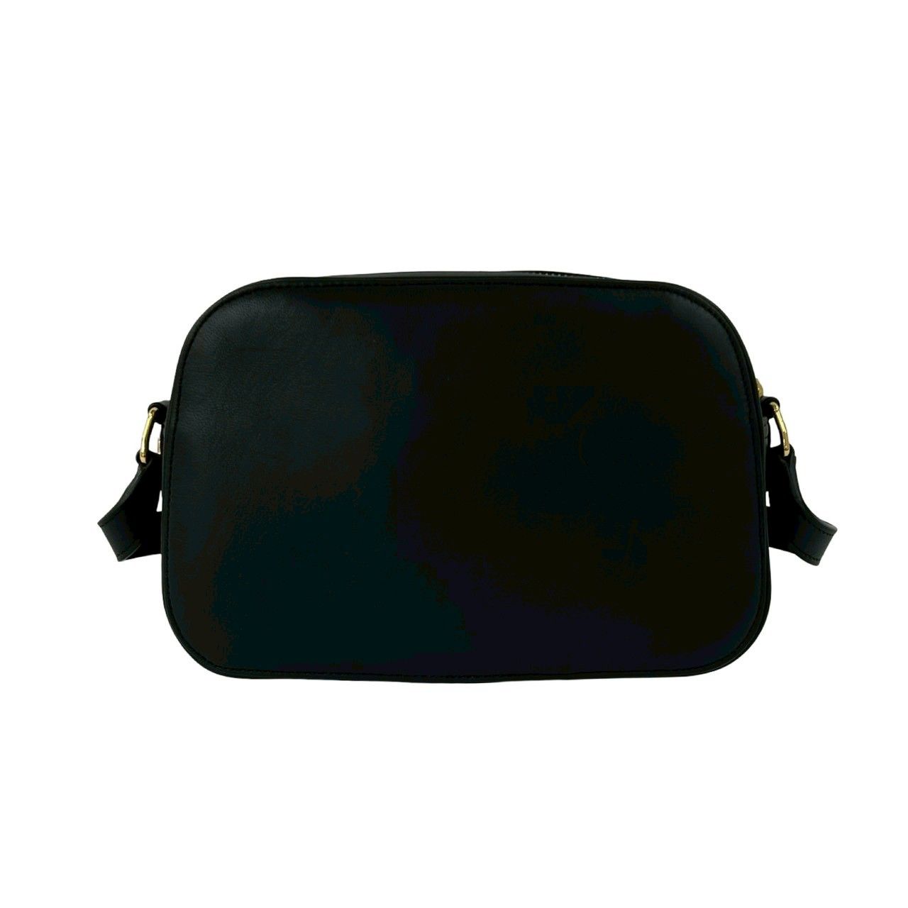 Celine Cles Small Camera Bag Leather Pochette Crossbody Black — view 3