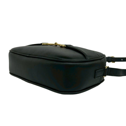 Celine Cles Small Camera Bag Leather Pochette Crossbody Black — view 8
