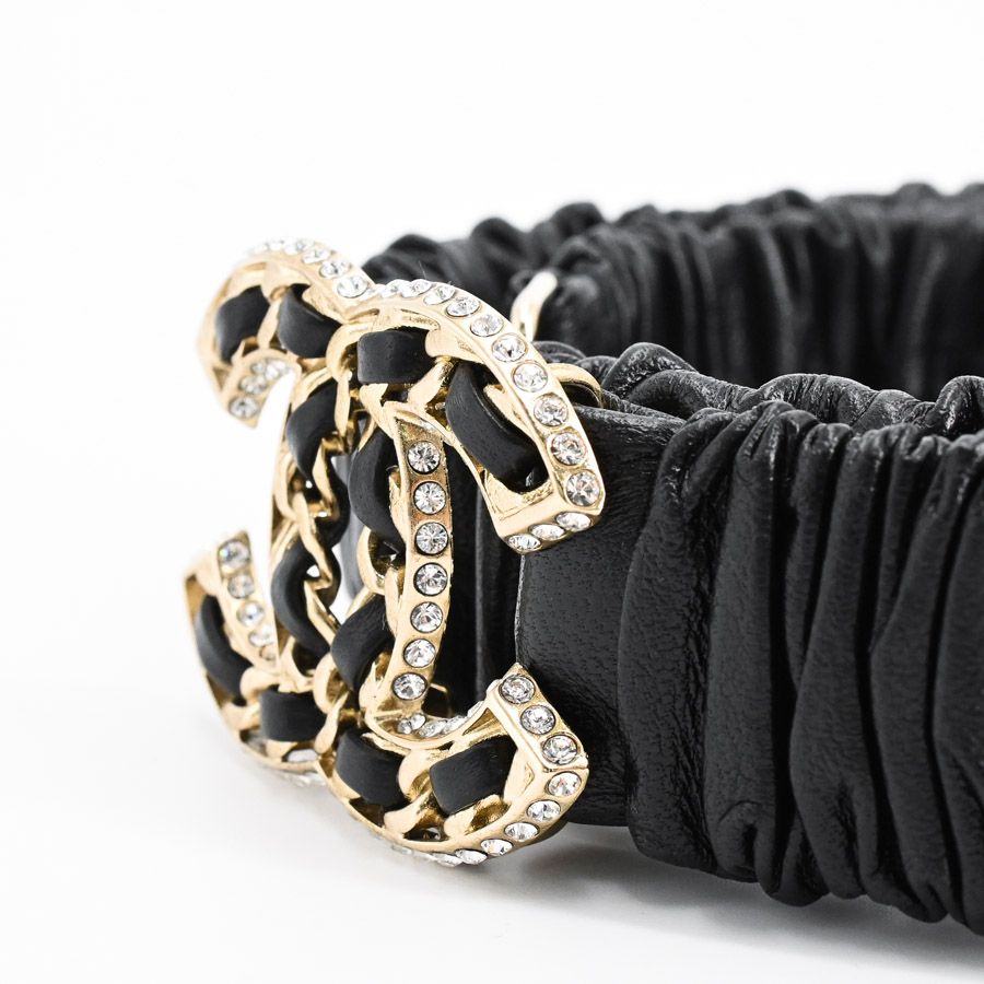 Chanel Belt Leather Belts Black — view 2