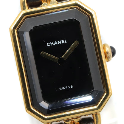 Chanel Watch Premier L Black Leather — view 3