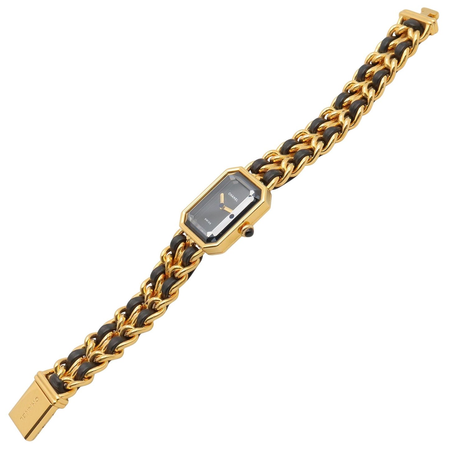 Chanel Watch Premier L Black Leather — view 4