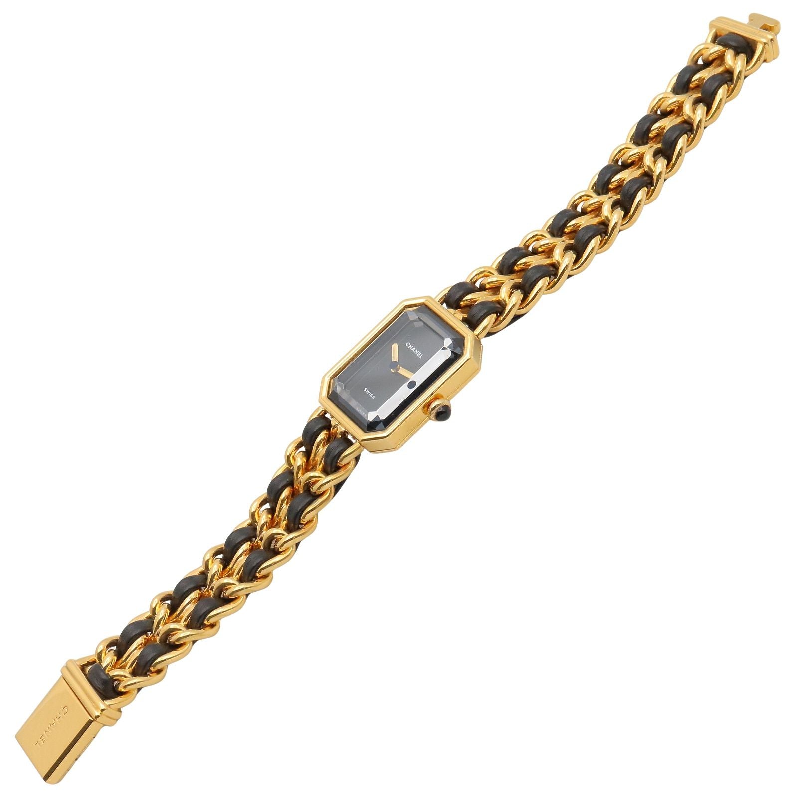 Chanel Watch Premier L Black Leather — view 4