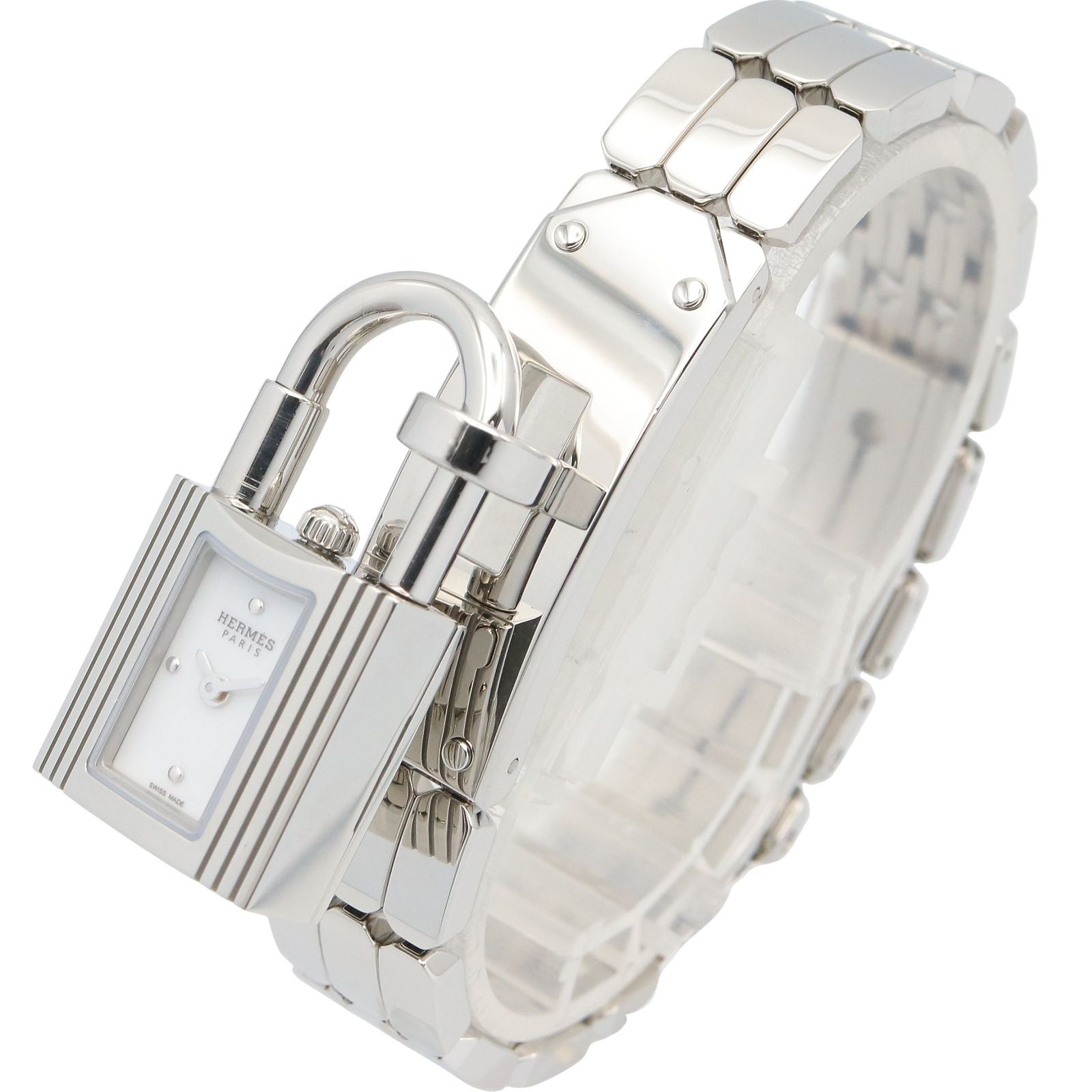 Hermes Watch Kelly White Stainless Steel — view 2