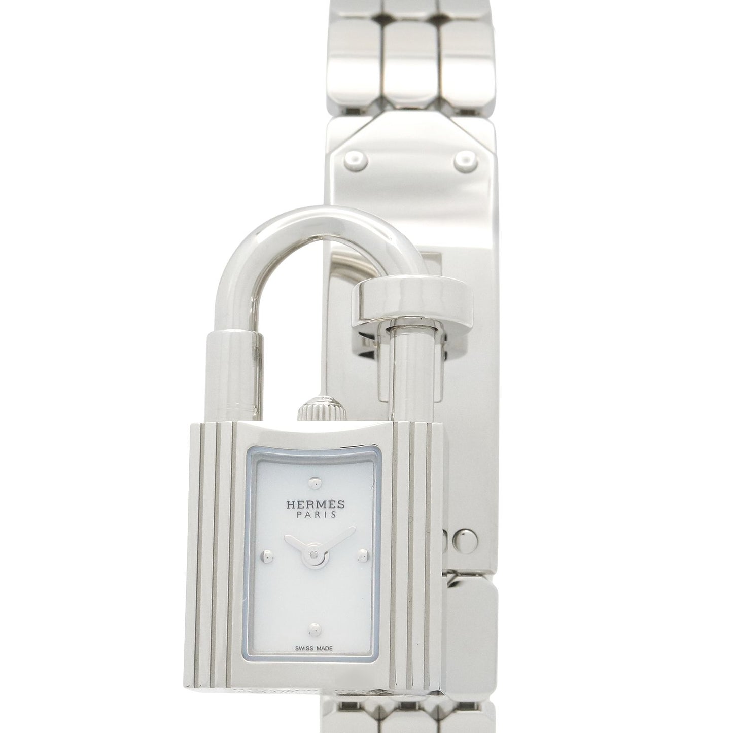 Hermes Watch Kelly White Stainless Steel