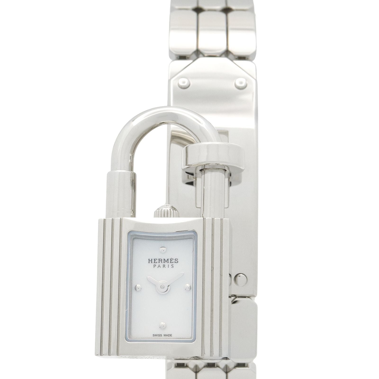 Hermes Watch Kelly White Stainless Steel