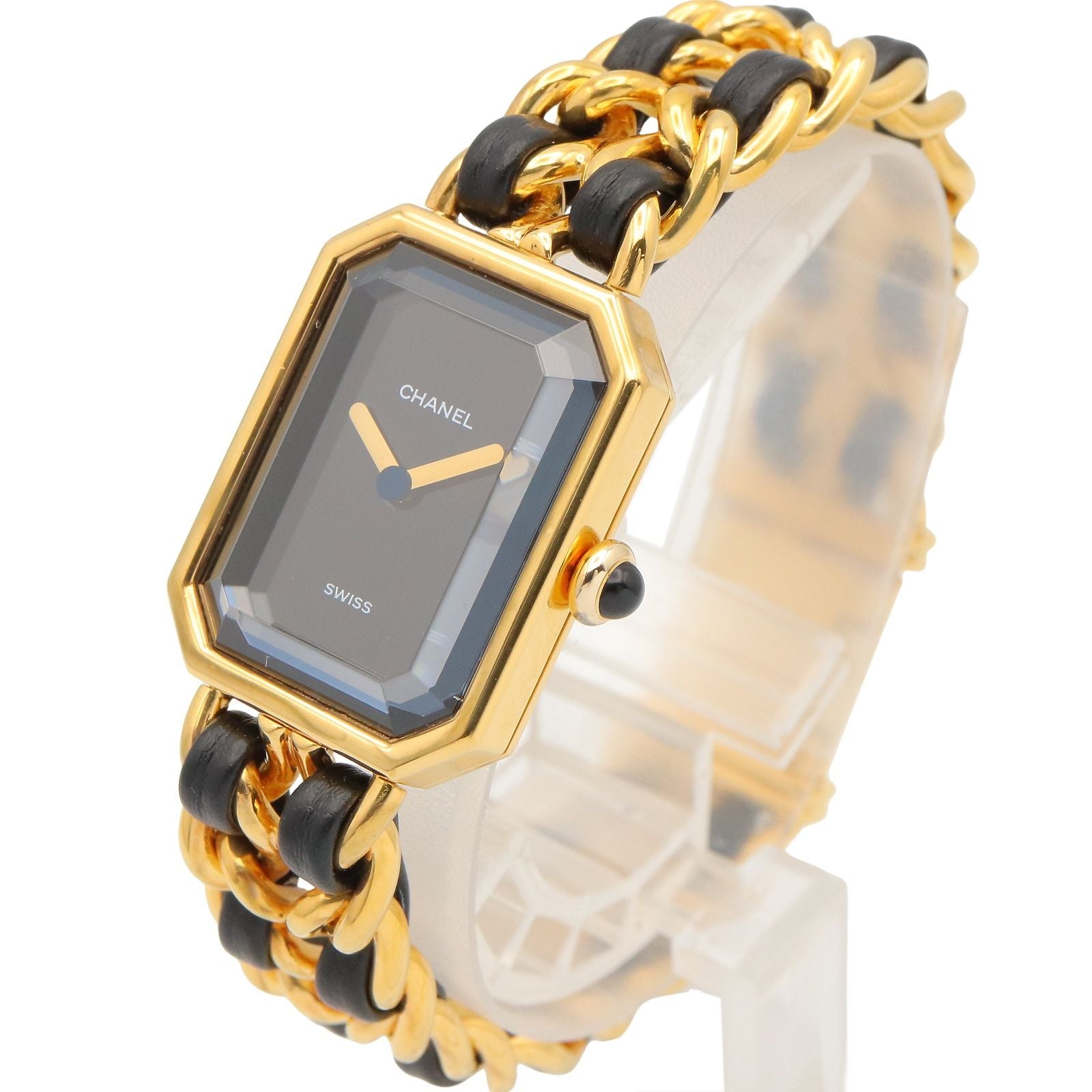 Chanel Watch Premiere M Black Leather — view 2