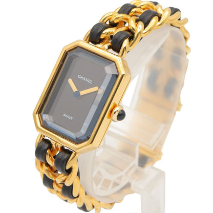 Chanel Watch Premiere M Black Leather — view 2