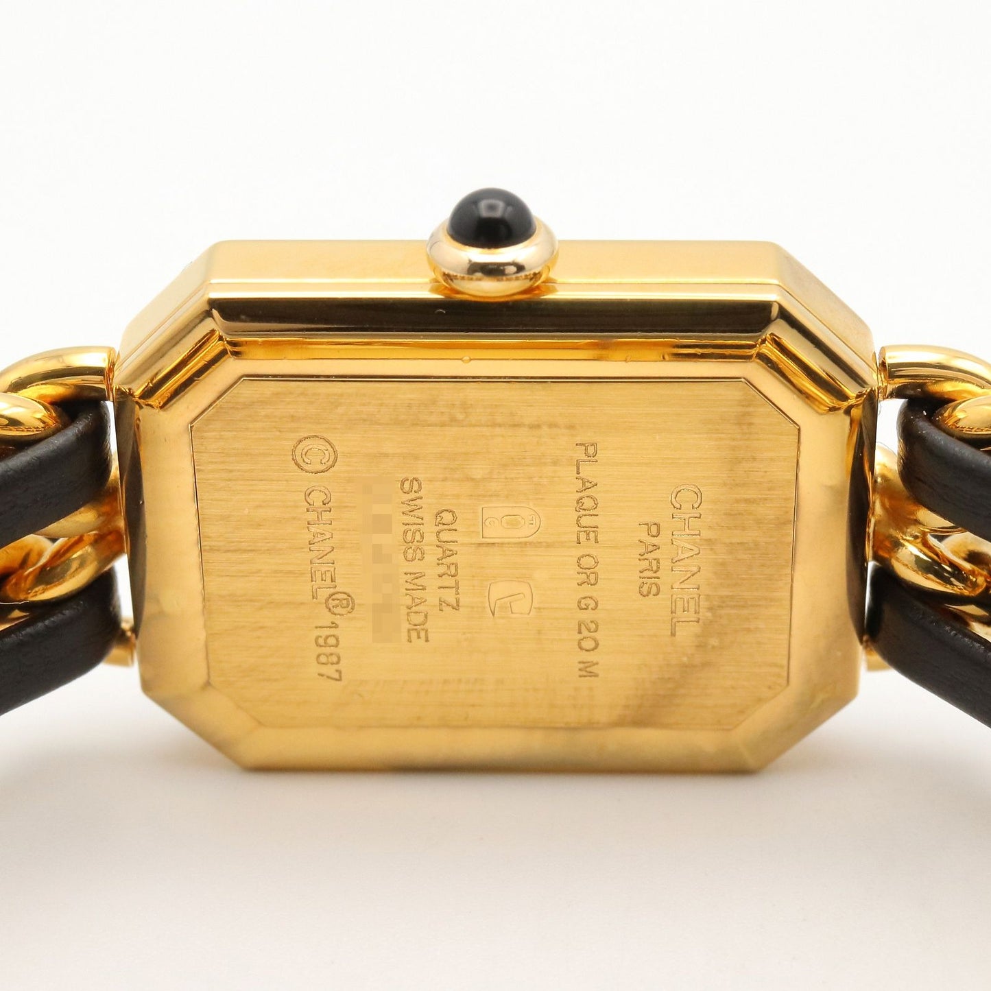 Chanel Watch Premiere M Black Leather — view 6