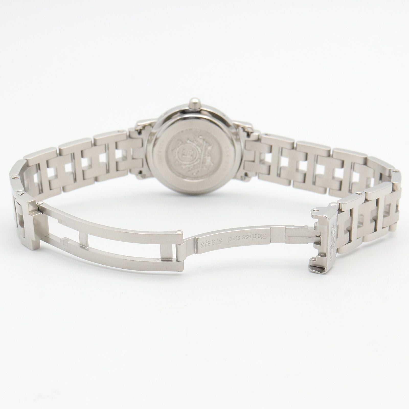 Hermes Watch Clipper Gray Stainless Steel — view 4