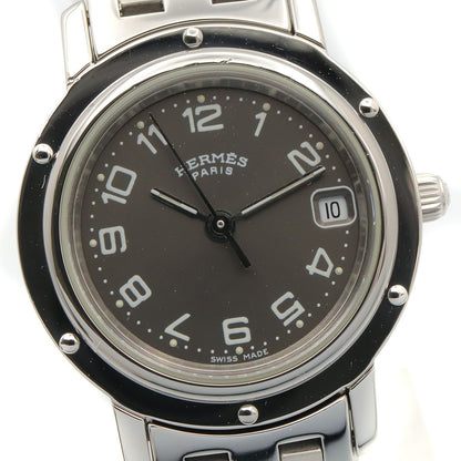 Hermes Watch Clipper Gray Stainless Steel — view 3